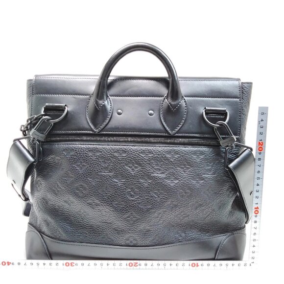 Louis Vuitton Steamer PM black Taurillon Leather Hand Bag mon-1477-090525 - Picture 2 of 16